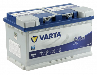 ���� ������������ VARTA Blue Dynamic EFB 6CT 80Ah R+ 800A EN 315x175x190 (580 500 080)